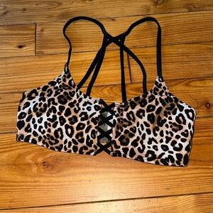 Pink Bikini Leopard Top